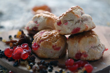 Cherry Scones